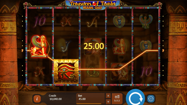 Игровой автомат Treasures Of Tombs: Hidden Gold