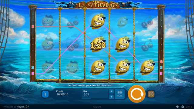 Популярный аппарат Lucky Pirates!