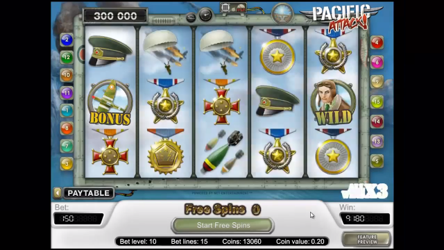 Игровой слот Pacific Attack