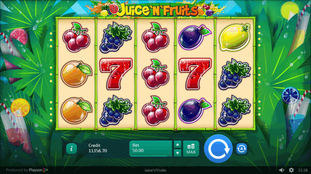 Онлайн аппарат Juice 'N' Fruits