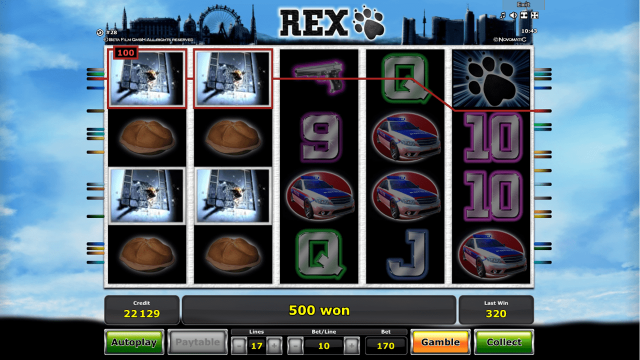 Онлайн автомат Rex