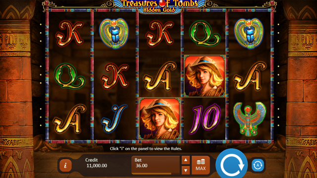 Популярный слот Treasures Of Tombs: Hidden Gold
