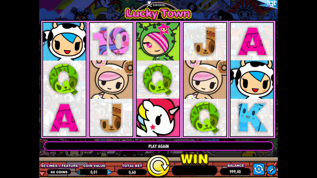 Онлайн автомат Tokidoki Lucky Town