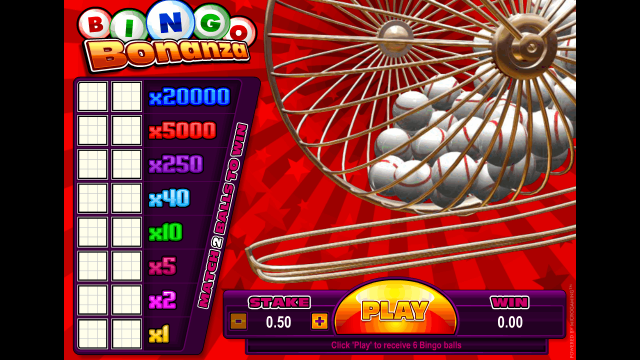 Онлайн аппарат Bingo Bonanza