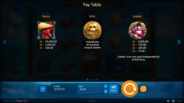 Игровой слот Lucky Pirates!