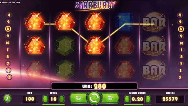 Игровой автомат Starburst