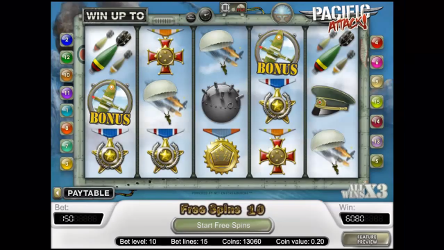 Онлайн аппарат Pacific Attack