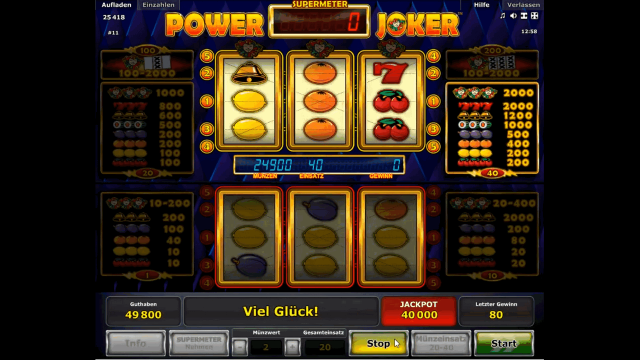 Игровой аппарат Power Joker