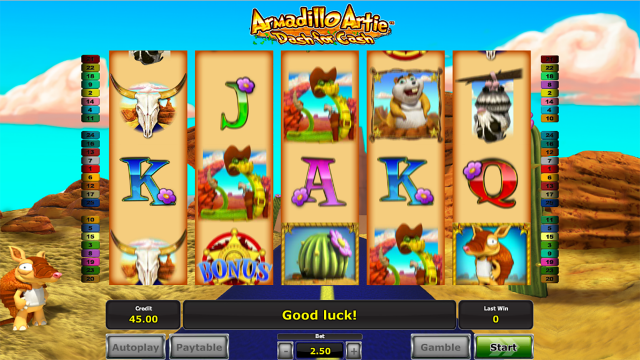Игровой автомат Armadillo Artie