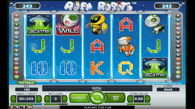 Онлайн аппарат Alien Robots