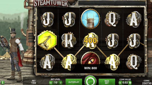 Игровой слот Steam Tower