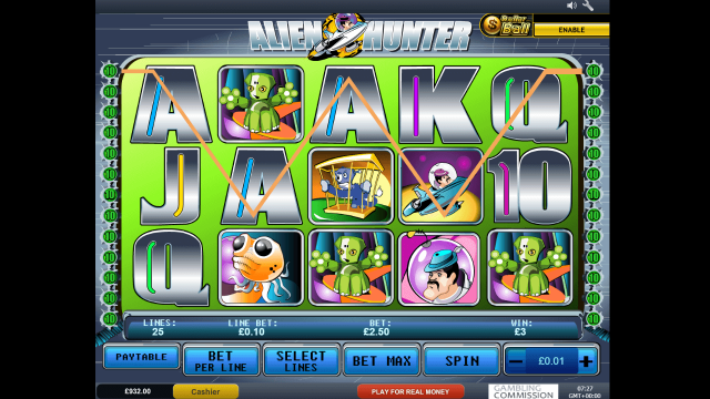 Онлайн слот Alien Hunter