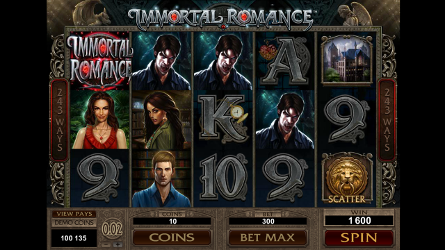 Популярный слот Immortal Romance