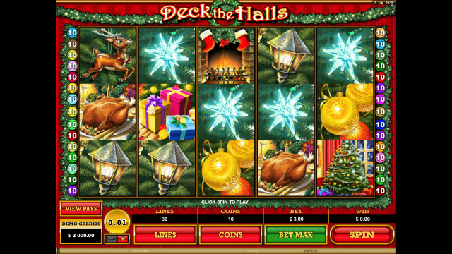 Онлайн аппарат Deck The Halls