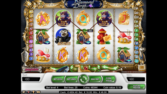Игровой аппарат Diamond Dogs