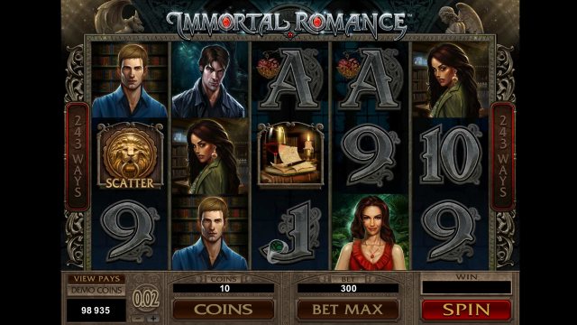 Популярный автомат Immortal Romance