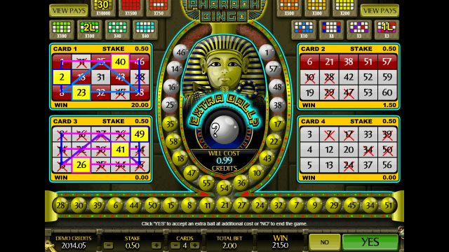 Популярный слот Pharaoh Bingo