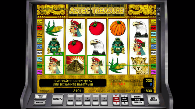 Игровой аппарат Aztec Treasure
