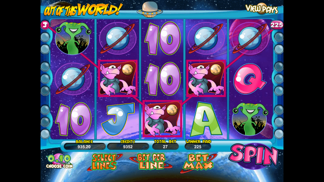 Игровой автомат Out Of This World
