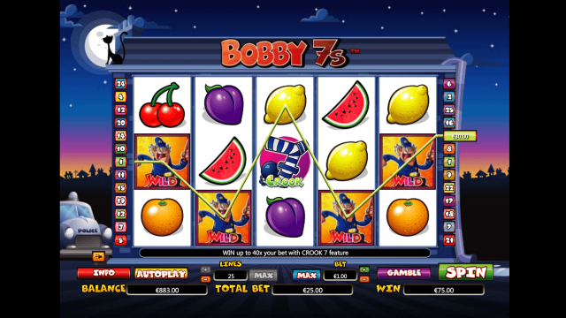 Игровой автомат Bobby 7s