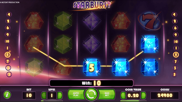 Онлайн автомат Starburst