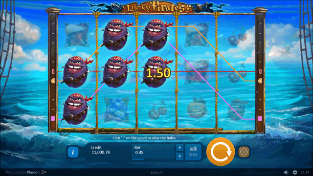 Игровой аппарат Lucky Pirates!
