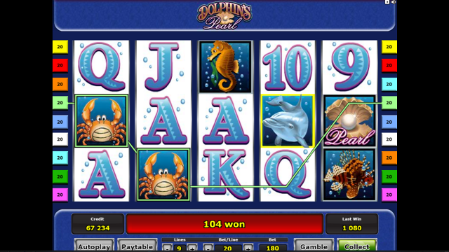 Игровой аппарат Dolphin's Pearl