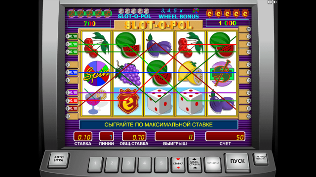 Игровой аппарат Slot-O-Pol
