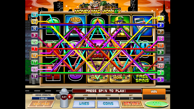 Игровой слот Money Mad Monkey