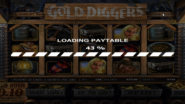 Онлайн слот Gold Diggers