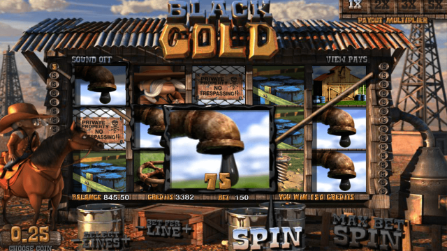 Популярный слот Black Gold